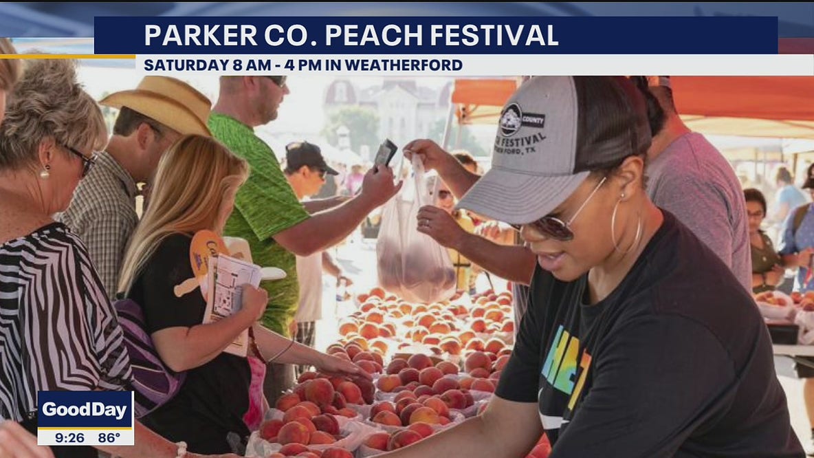 Parker County Peach Festival happening this weekend in Weatherford